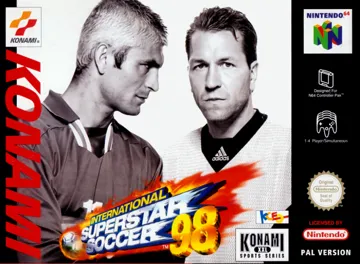 International Superstar Soccer '98 (Europe) box cover front